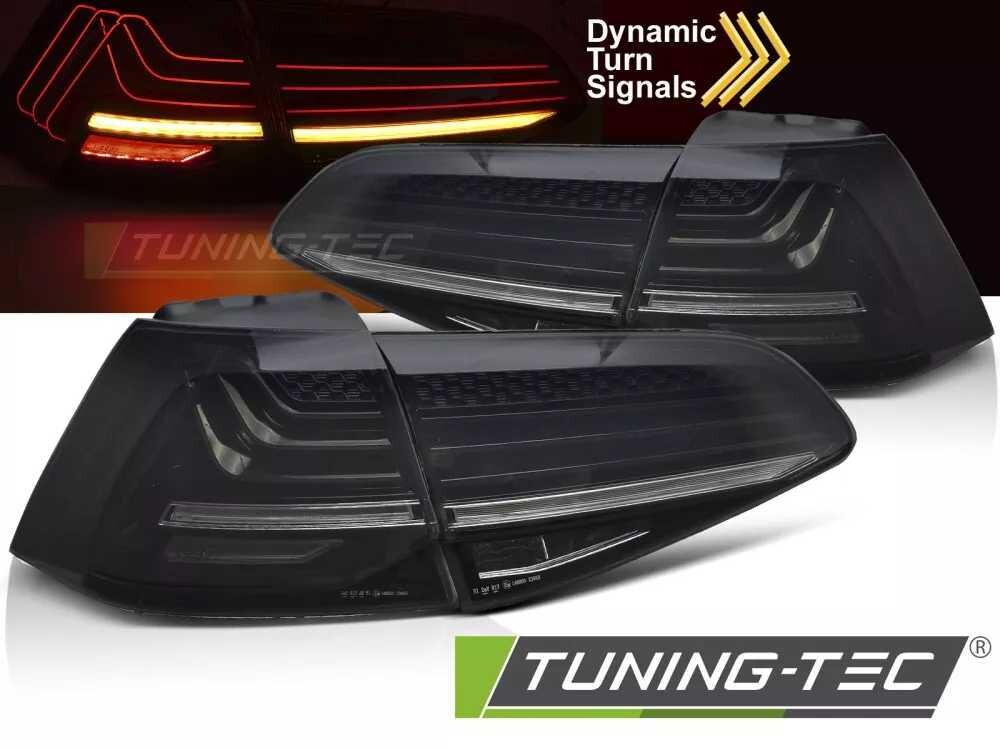 LED TAIL LIGHTS LASER SMOKE LED SEQ fits VW GOLF 7 13-19