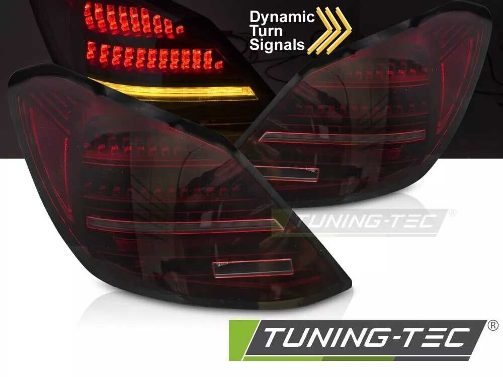 LED TAIL LIGHTS RED BLACK SEQ fits MERCEDES C-CLASS W205 14-21
