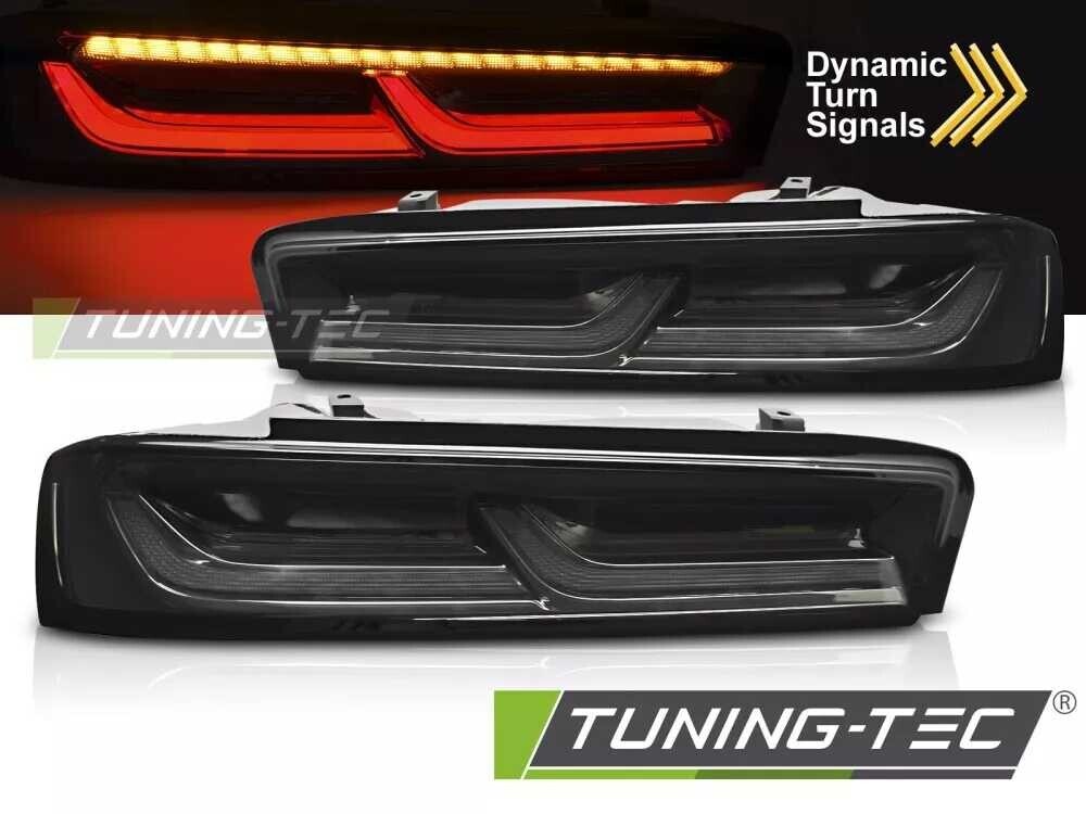 LED TAILIGHTS SMOKE BLACK fits CHEVROLET CAMARO 16-18