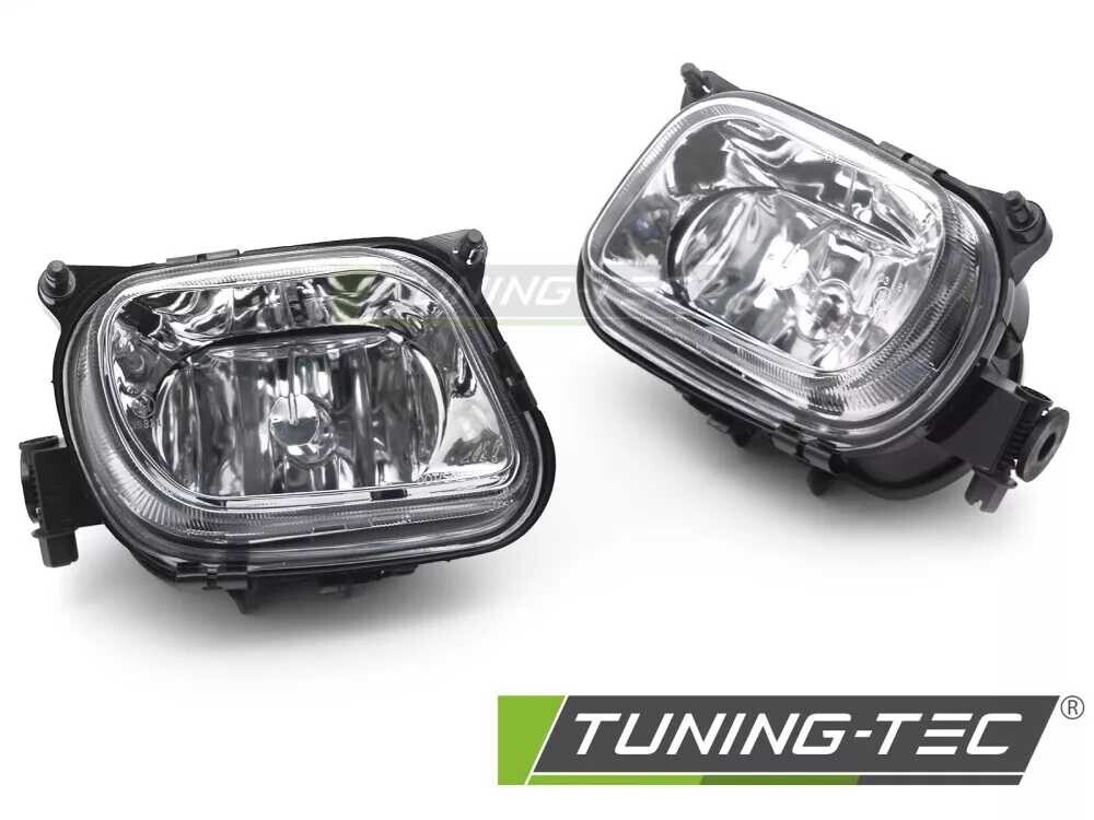 FOG LIGHTS CLEAR fits MERCEDES W210 95-99 / A208 99-03 / C208 97-02 / SLK R170 96-04