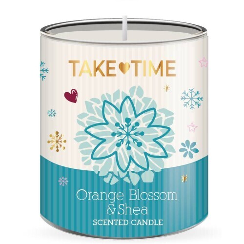 TAKE TIME Vonná svíčka Orange Blossom&Shea 200g