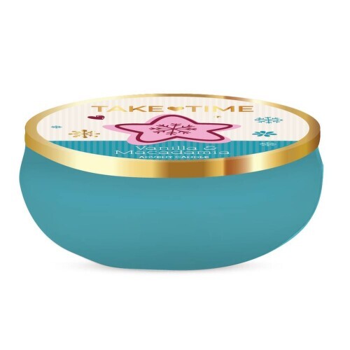 TAKE TIME Adventní svíčka Vanilla&Makadamia 360g