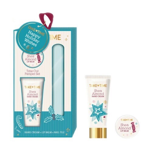 TAKE TIME Krém na ruce 50ml + balzám na rty 7g + pilník