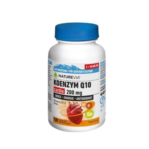 NatureVia Koenzym Q10 cardio 200mg cps.120