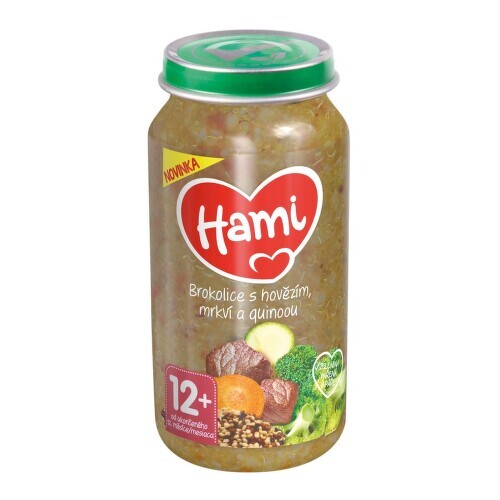 Hami Brokolice s hovězím mrkví a quinoou 250g 12m+