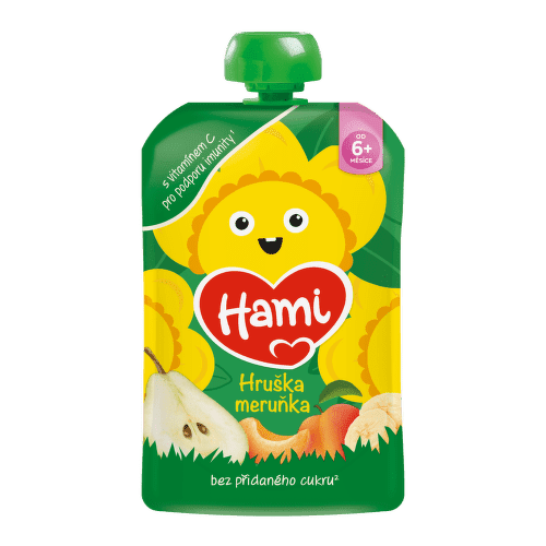 Hami Hruška meruňka kapsička 100g 6m+