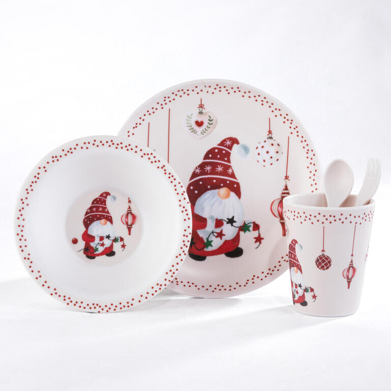 Dětská jídelní sada SKŘÍTEK 5 ks, assort