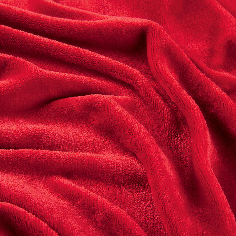 Napínací prostěradlo mikroplyš červené