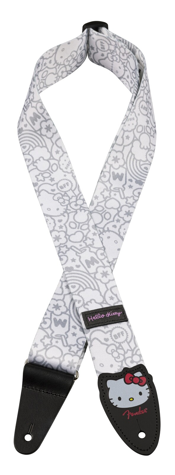 Fender x Hello Kitty White Poly Strap 2