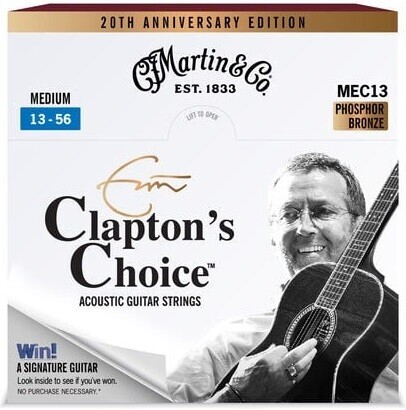 Martin Eric Clapton 20th Anniversary Strings Medium