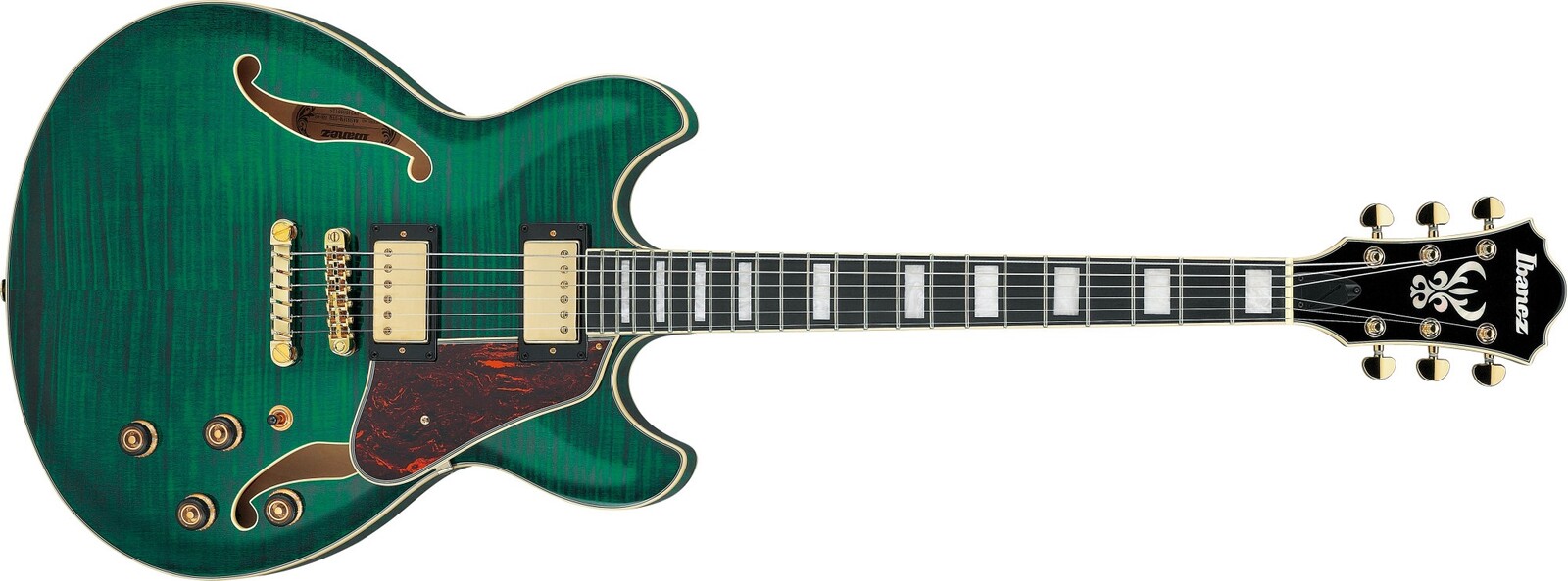 Ibanez AS93FM Transparent Moss Green (rozbalené)