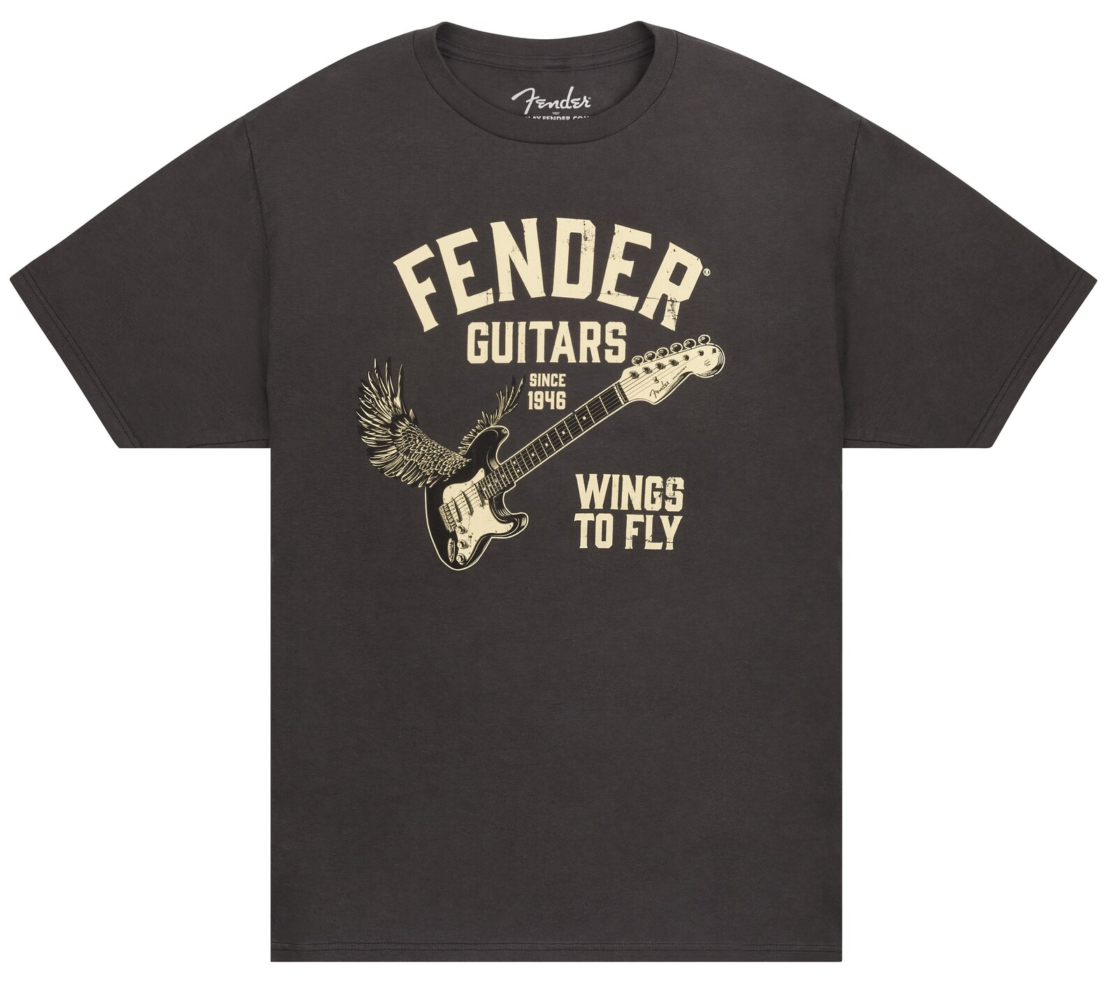 Fender Wings To Fly T-Shirt Vintage Black XXL (rozbalené)