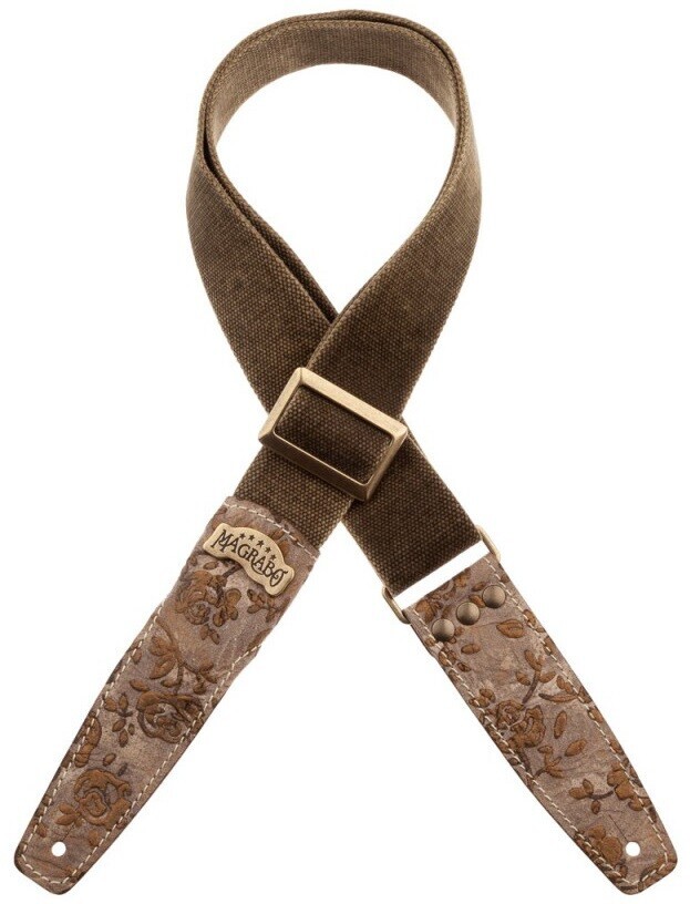 Magrabò Stripe SS Cotton Washed Green 5 cm, Rosa Dorata