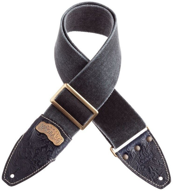 Magrabò Stripe SS Cotton Washed Black 8 cm, Flores Black