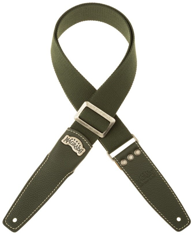 Magrabò Stripe SS Cotton Dark Green 5 cm, Dark Green