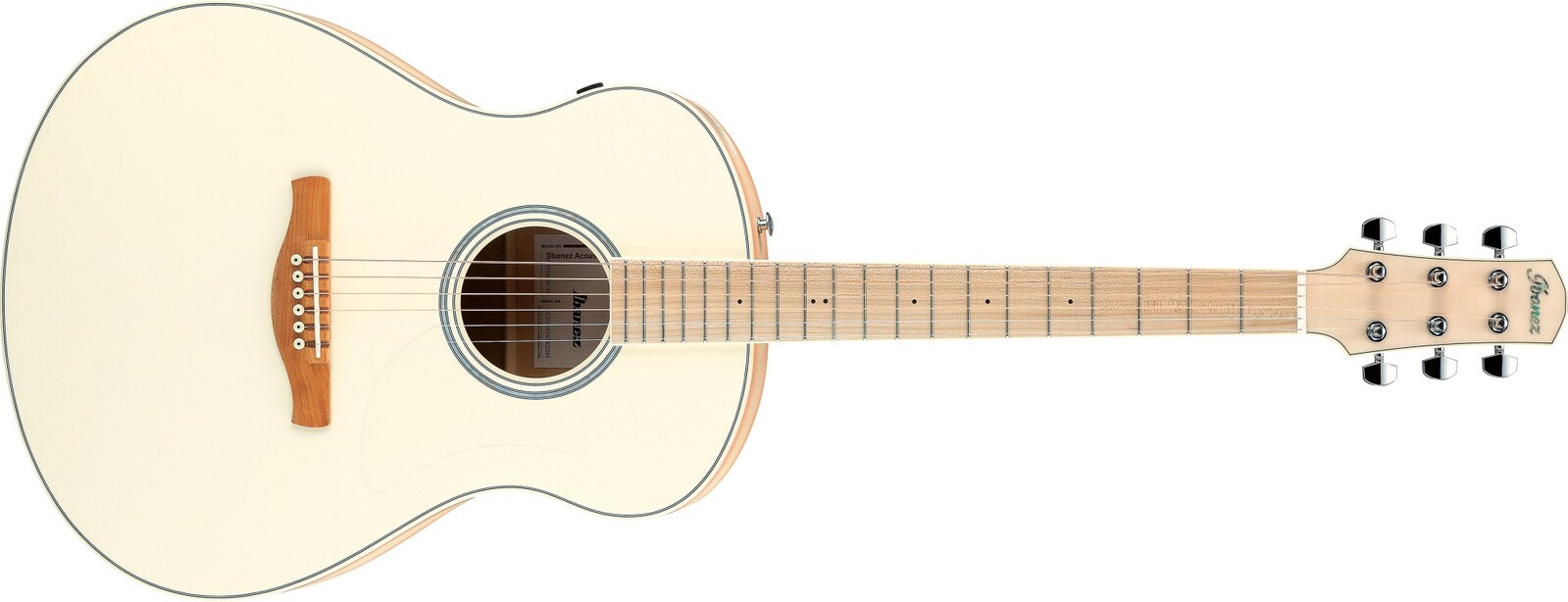 Ibanez AAM370M2E Transparent Antique White Peach Fuzz