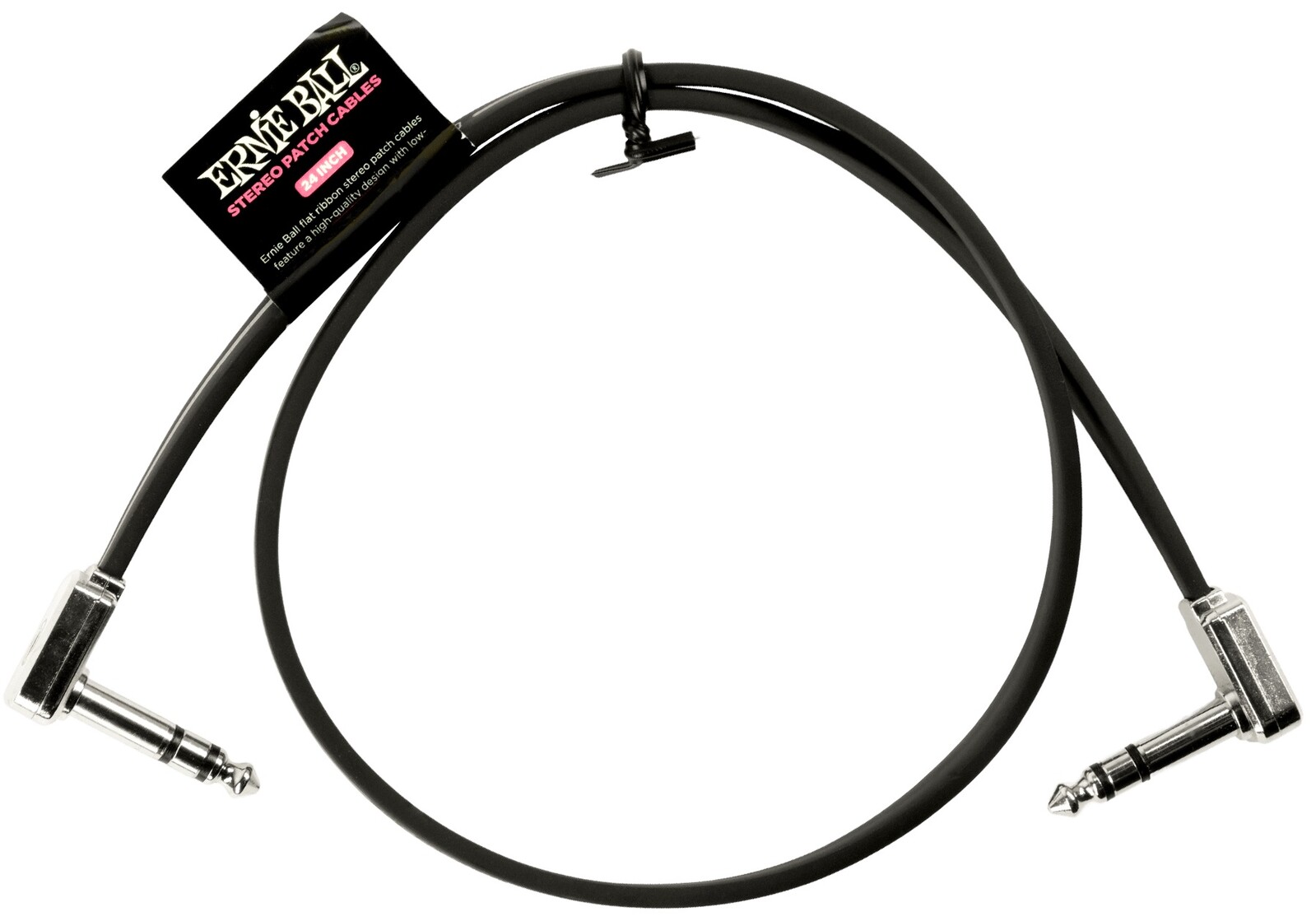 Ernie Ball Flat Ribbon Stereo Patch Cable 24
