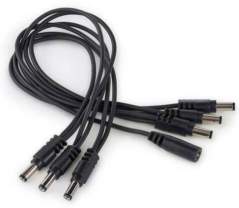 Rockboard Flat Daisy Chain Cable - 6 Outputs, Straight