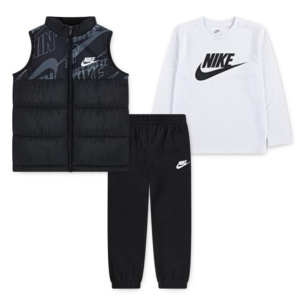 Nike boys 3 pc vest ls pant set 92-98 cm