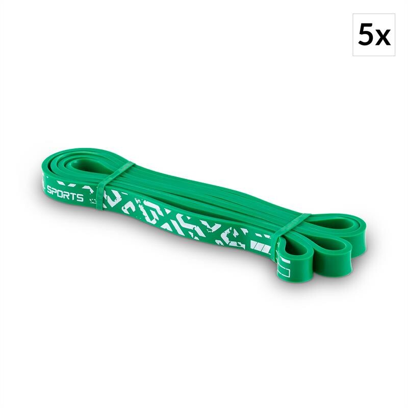 Capital Sports Resistor Set, rezistenční elastický pás, podpora při shybech, stupeň zátěže 3, 14–22 kg