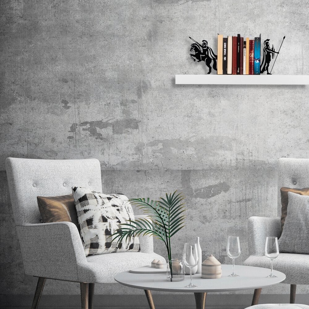 Metal Bookend Kitap tutucu 12 - Black