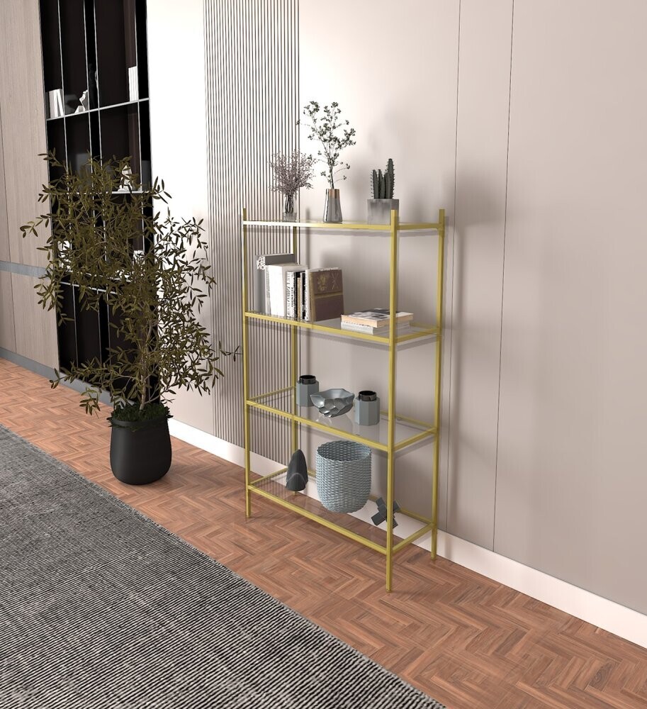 Knihovna Marta - Gold, Glass