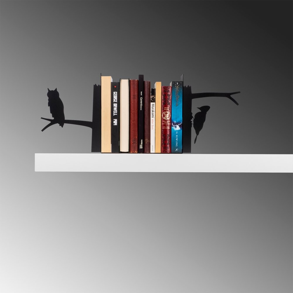Metal Bookend Kitap tutucu 6 - Black