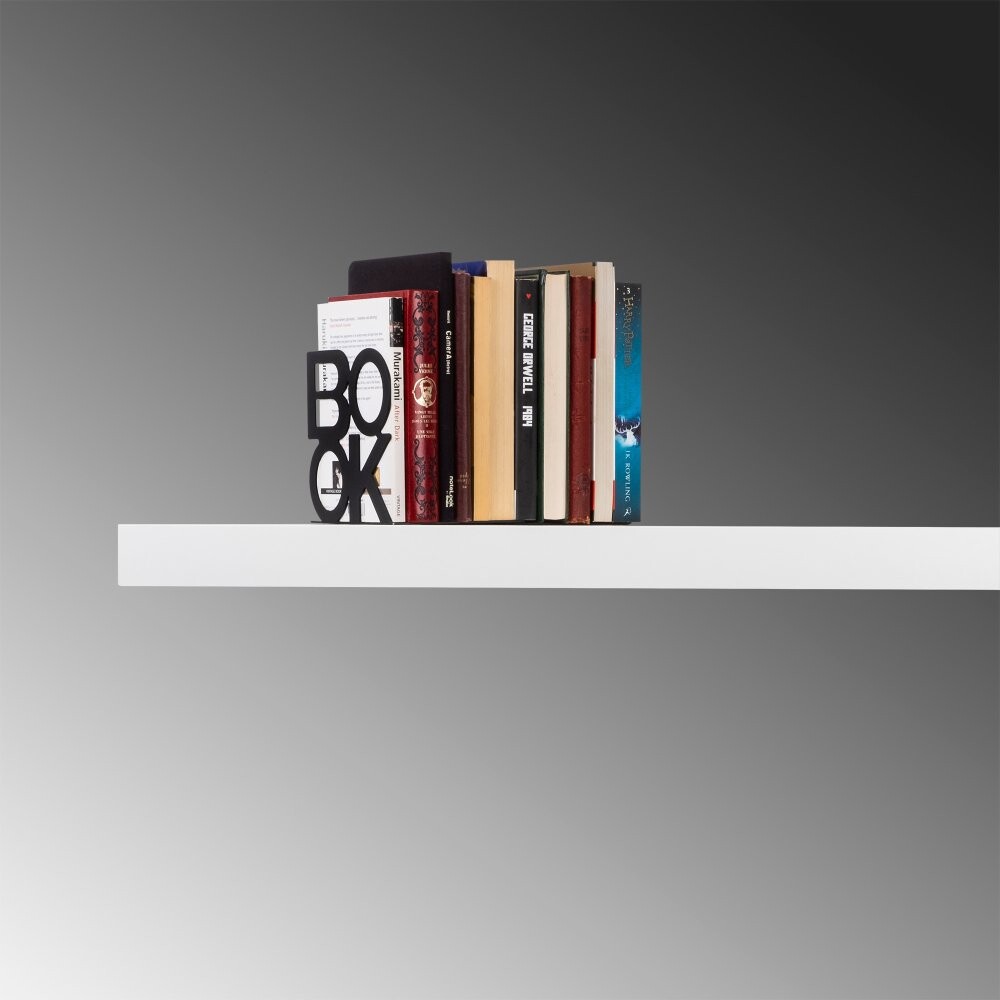 Metal Bookend Kitap tutucu 9 - Black