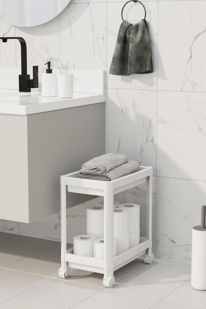 Plastic Multi Purpose Shelf Set (2 Pieces) TKRLKKT-2K-2-1