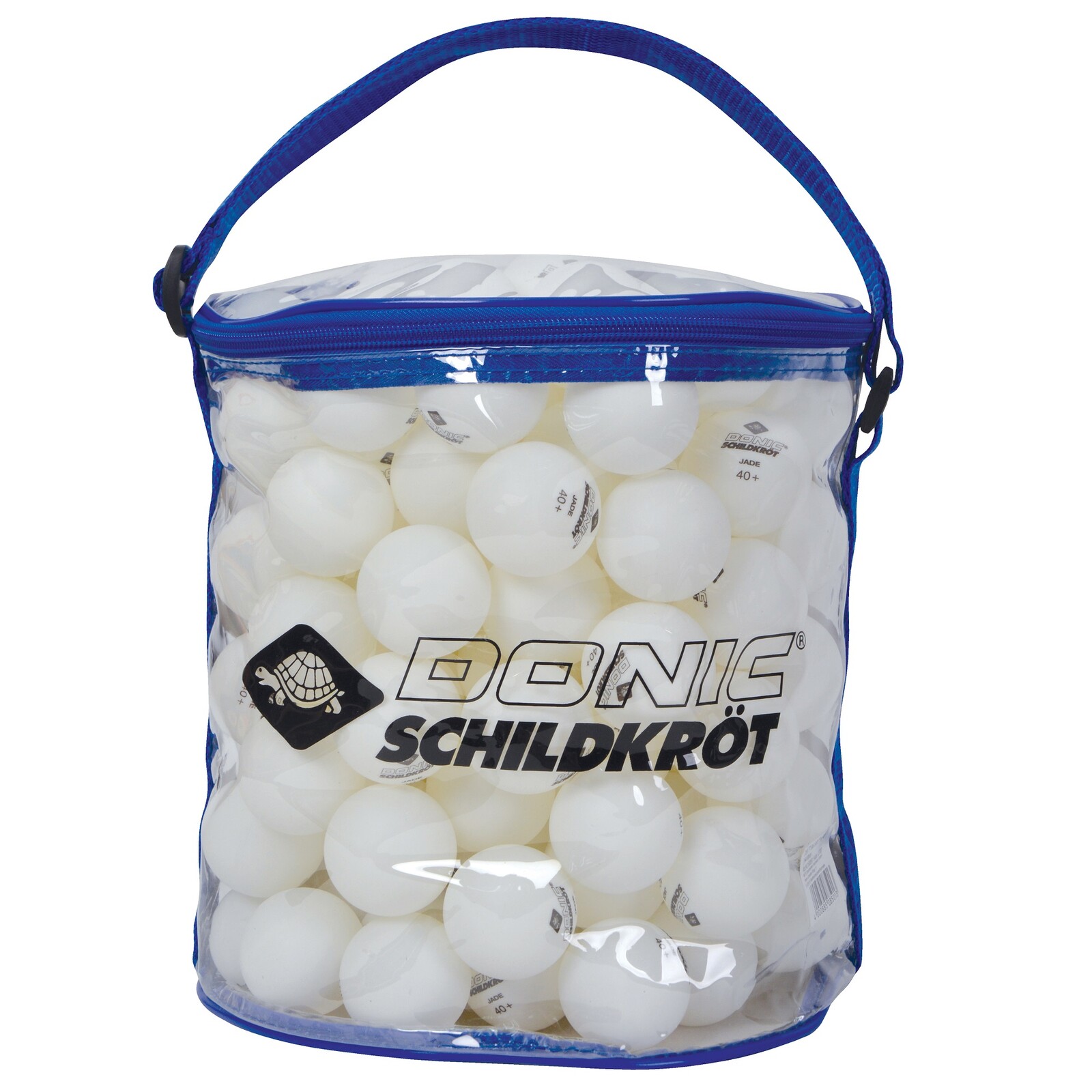 Míčky na stolní tenis SCHILDKROT Jade Poly 40+ 144 ks