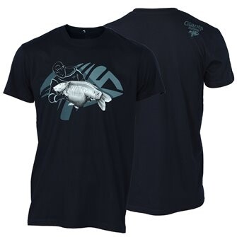 Giants fishing Tričko pánské modré Rybář s kaprem|vel. XL
