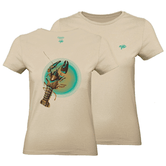 Giants fishing Tričko dámské béžové Rak