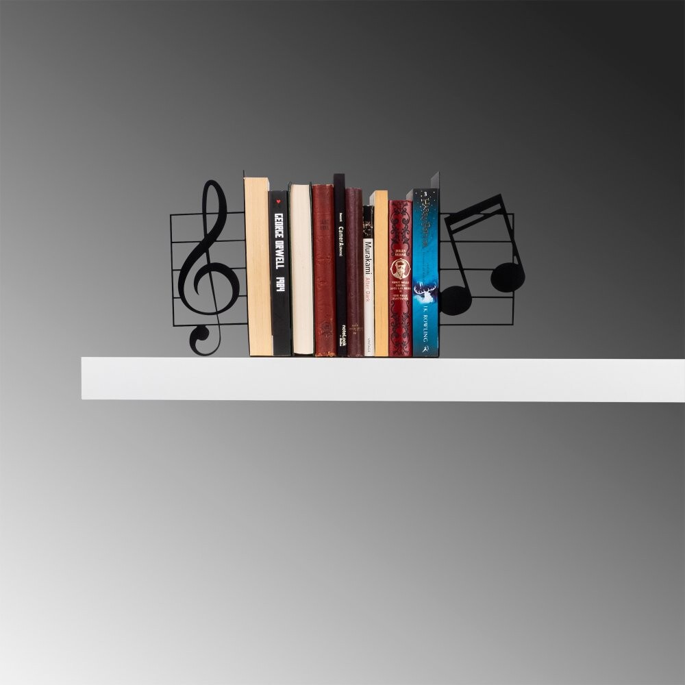 Metal Bookend Kitap tutucu 18 - Black