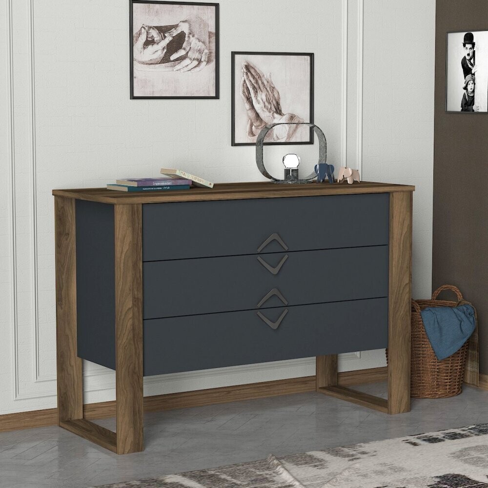 Komoda Bumerang - Walnut, Anthracite