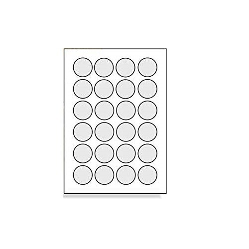 Samolepicí etikety 40 mm, 24 etiket, A4, 100 listů, kulaté