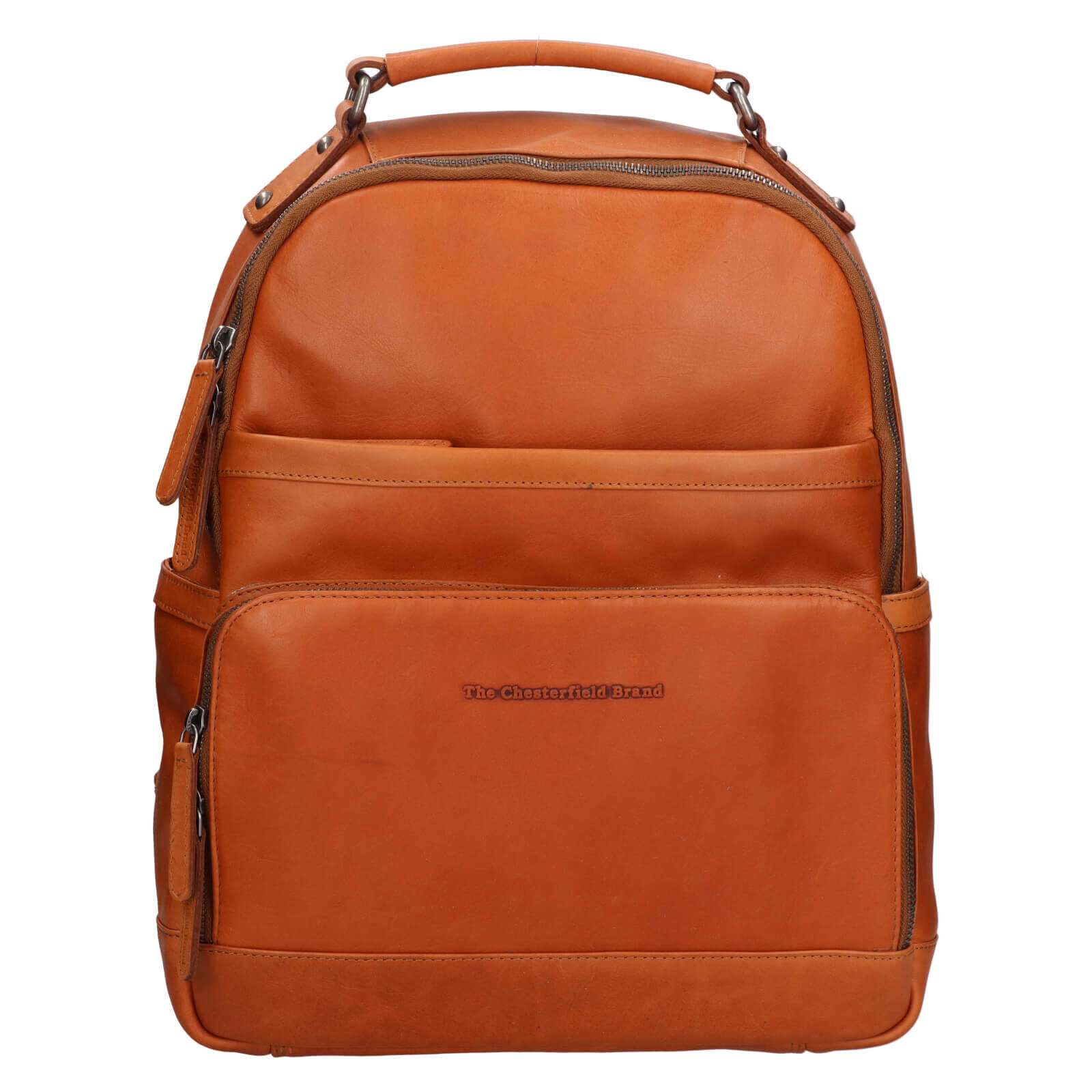 Kožený business batoh na notebook The Chesterfield Brand Austin - koňak 17l