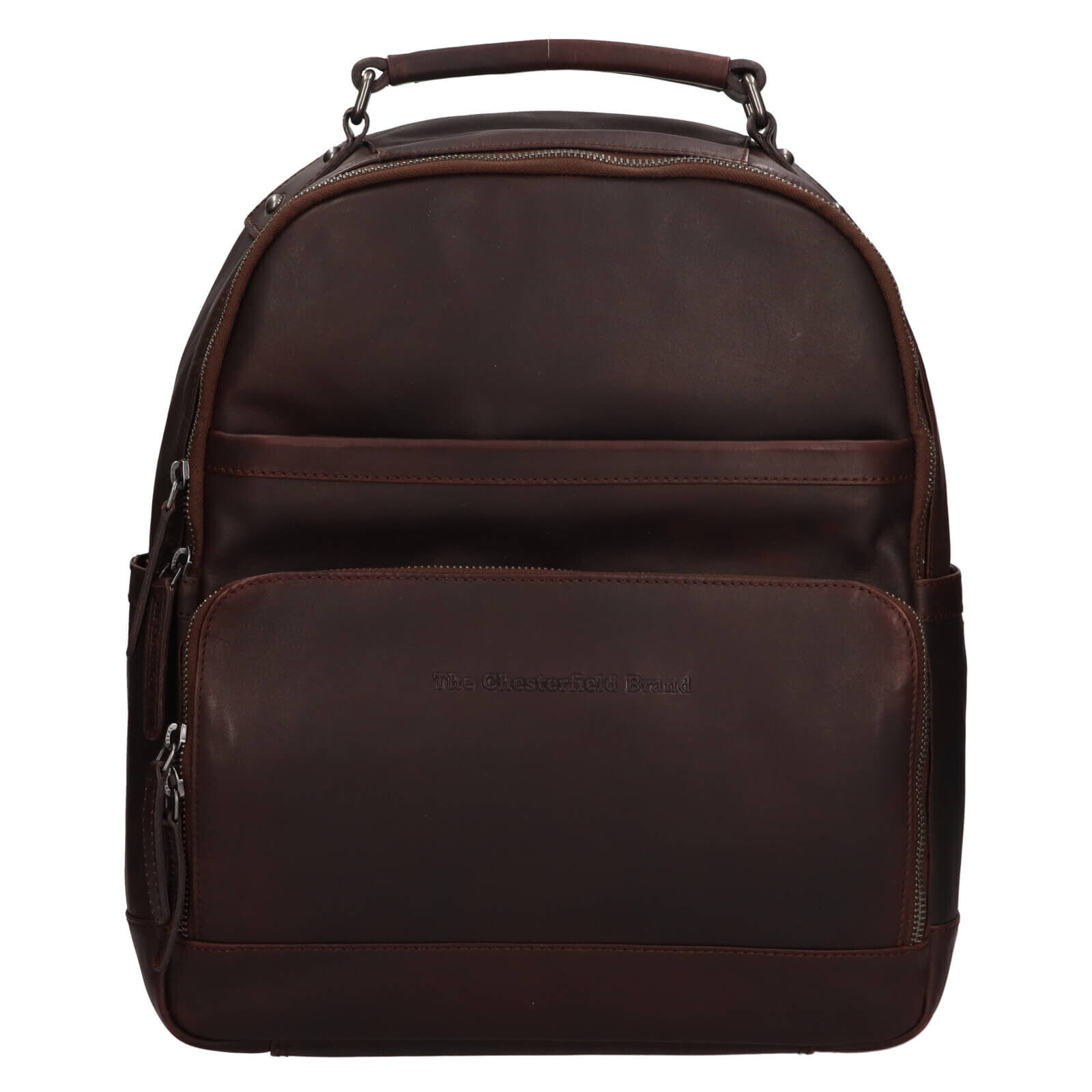 Kožený business batoh na notebook The Chesterfield Brand Austin - hnědá 17l