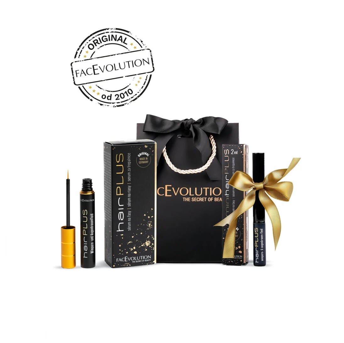 Hairplus FacEvolution Vánoční balíček - Sérum na řasy a obočí hairPLUS + mini hairPLUS
