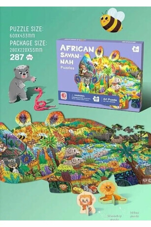 Puzzle – Africká savana (287 dílků)
