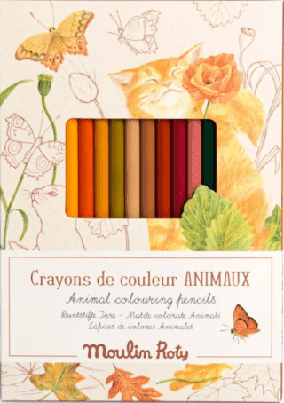 Pastelky Zvířecí barvy s omalovánkami