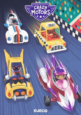 Knížka Crazy Motors