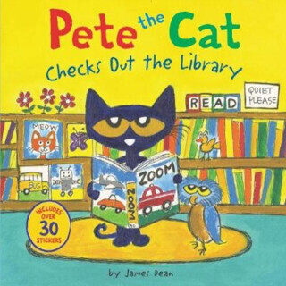Pete the Cat Checks Out the Library - Dean James, Kimberly Dean