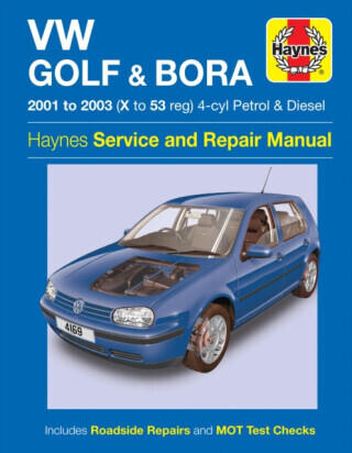 VW Golf & Bora 4-cyl Petrol & Diesel (01 - 03) Haynes Repair Manual - Haynes Publishing