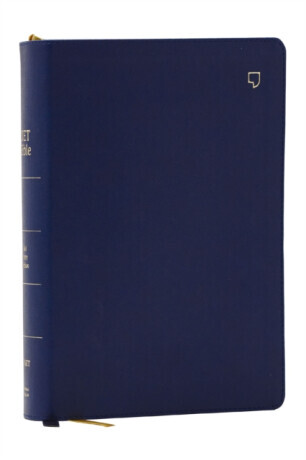 NET Bible, Full Notes Edition (NET, Blue Leathersoft, Comfort Print, Thumb Indexed) - Thomas Nelson