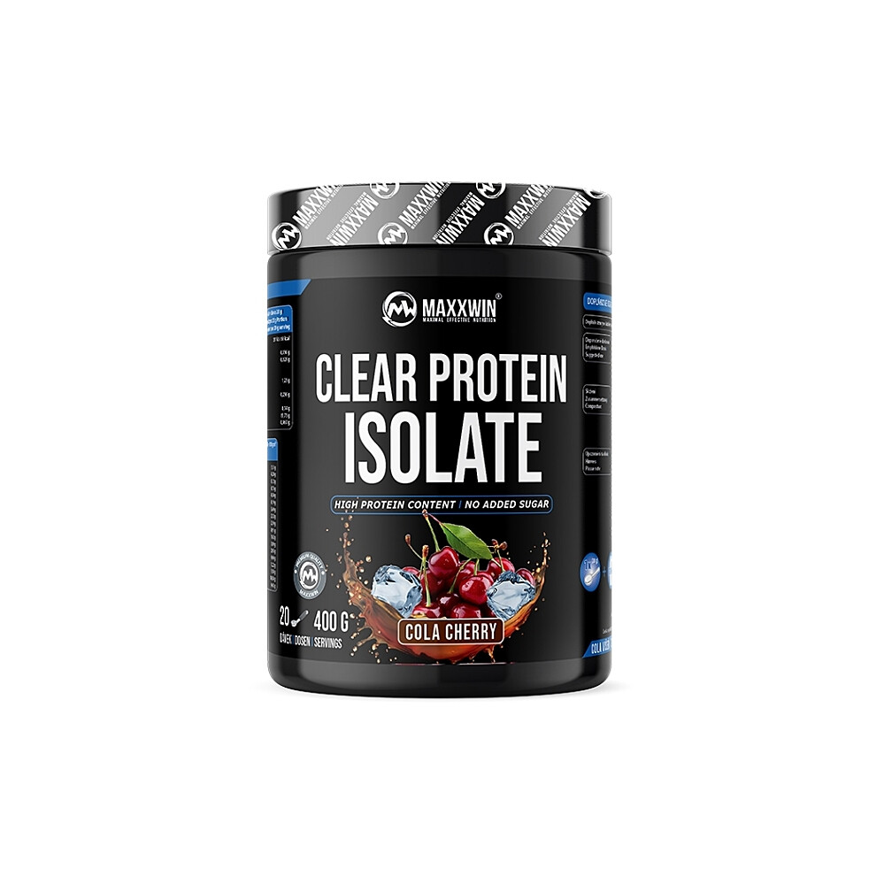 MAXXWIN Clear protein isolate cola a višeň 400 g
