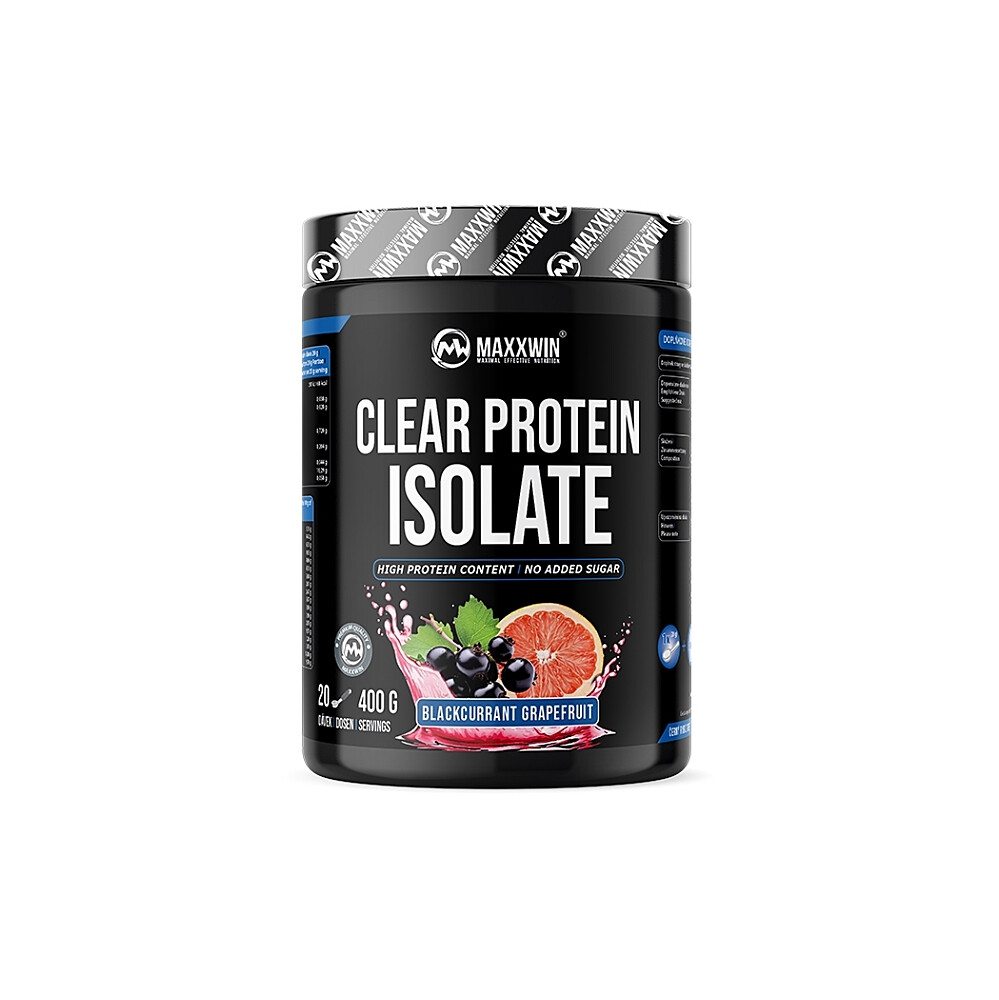 MAXXWIN Clear protein isolate černý rybíz a grep 400 g
