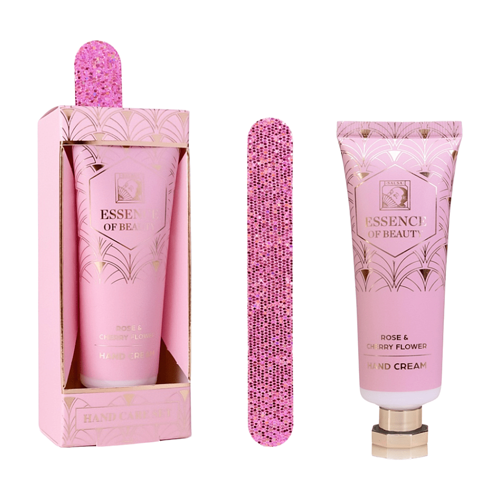 SALSA Set Péče o ruce Essence of Beauty s pilníkem ROSA