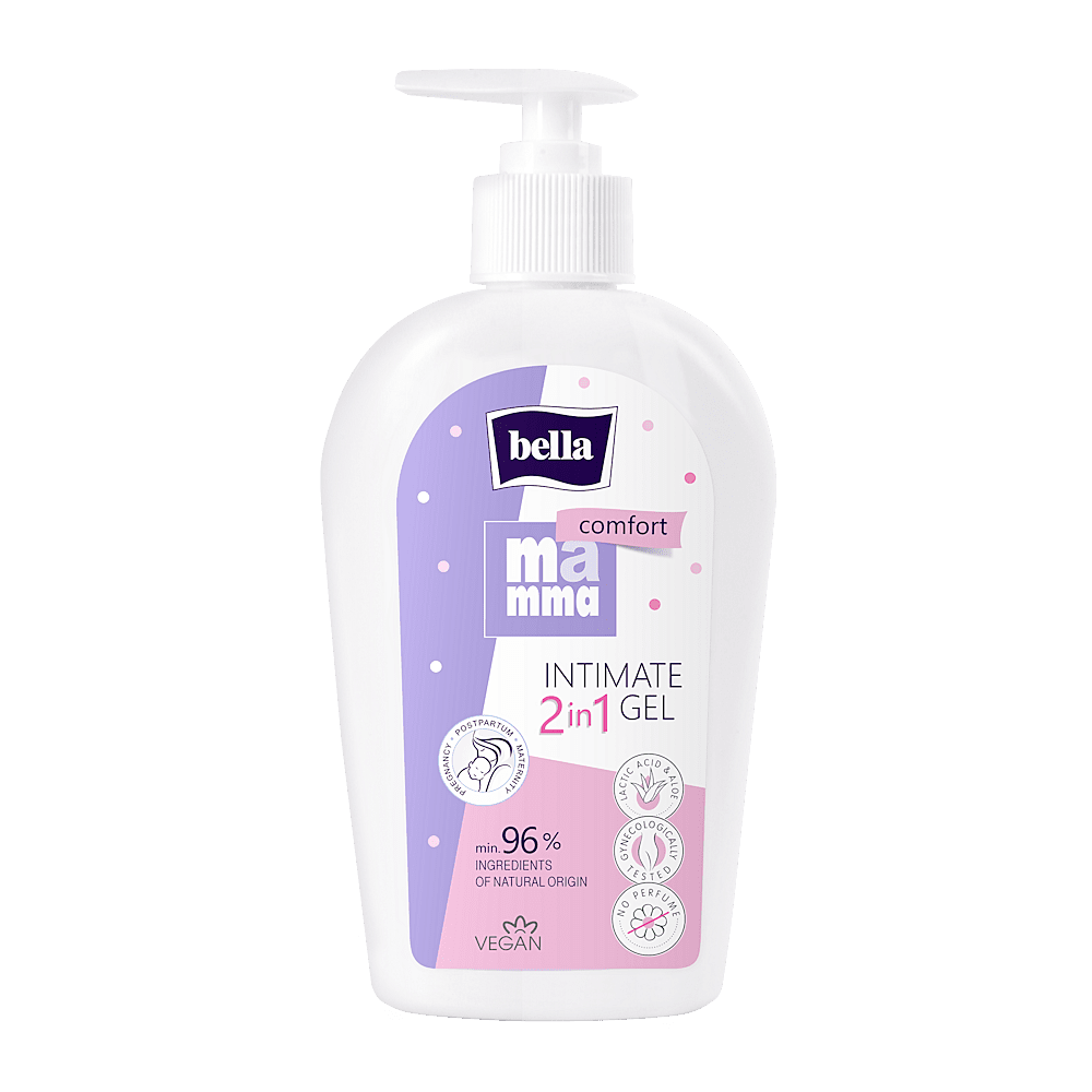 BELLA Mamma comfort intimní gel 2v1 300 ml