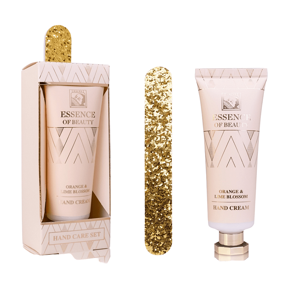 SALSA set péče o ruce Essence of Beauty s pilníkem GOLD