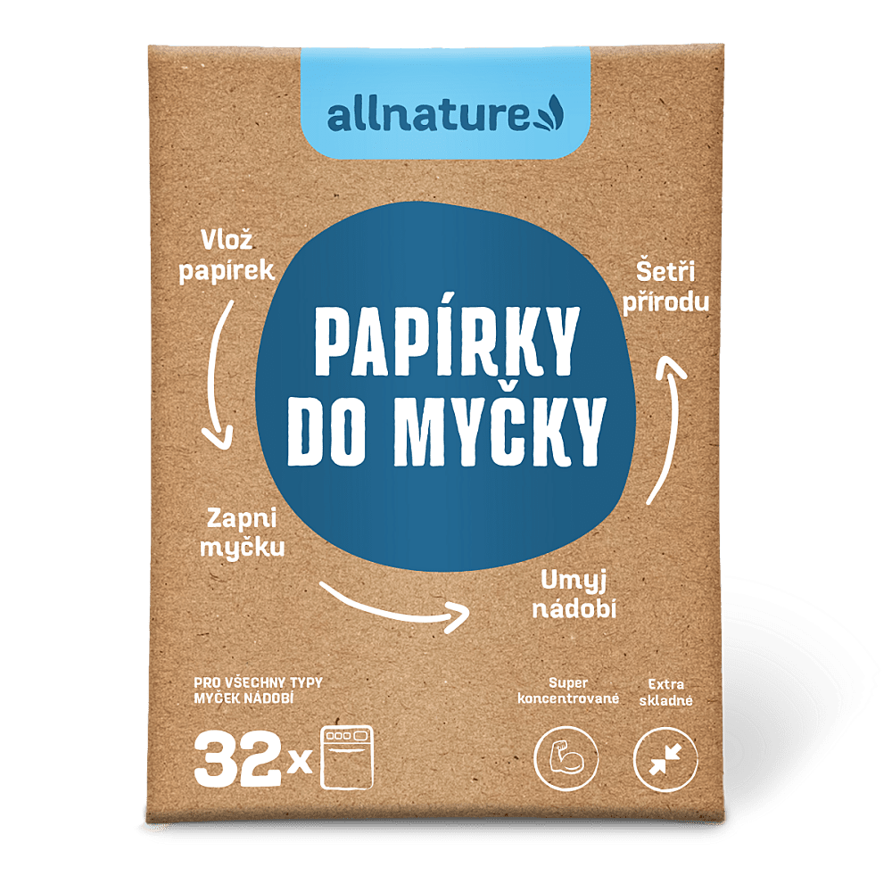 ALLNATURE Papírky do myčky 16 kusů